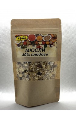 Мюсли, 40% плодове